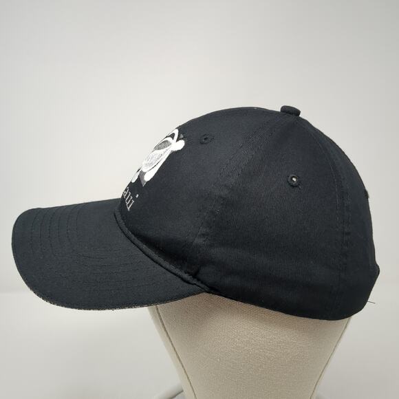 Maui Strapback Baseball Cap Black One Size Adjustable Surfware Hawaiian Classics - Picture 3 of 9